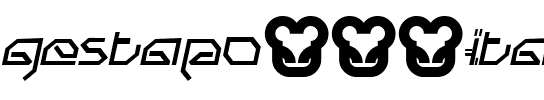 gestapo001 Italic.ttf