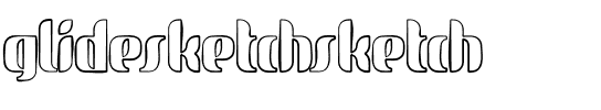 glide sketch sketch Regular.otf