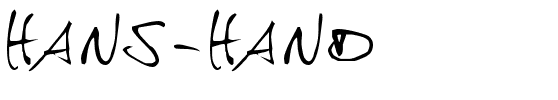 hans hand hans hand.ttf
