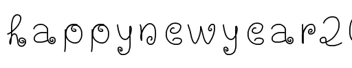 happynewyear2013 Medium.ttf