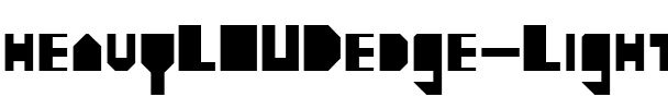heavyLOUDedge Light.ttf