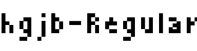 hgjb Regular.ttf