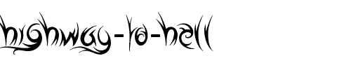 Highway to Hell Normal.ttf