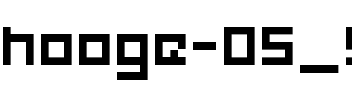 hooge 05_55 Regular.ttf