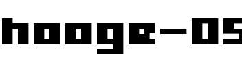 hooge 05_65 Regular.ttf