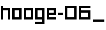 hooge 06_55 Regular.ttf