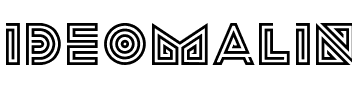 ideoma LINER Regular.otf
