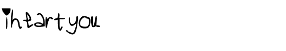 iheartyou Medium.ttf