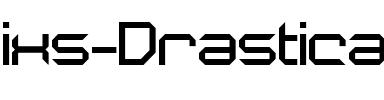ixsDrastica Regular.ttf