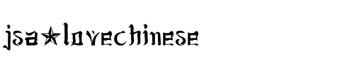 jsa lovechinese Regular.ttf