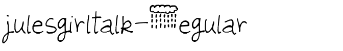julesgirltalk Regular.ttf