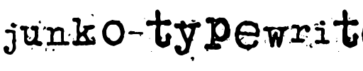 junko’s typewriter Regular.ttf