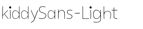 kiddySans Light.otf