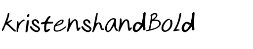 kristenshandBold Bold.ttf