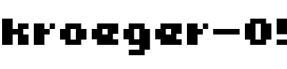 kroeger 05_65 Regular.ttf