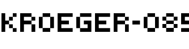 kroeger 0855 Regular.ttf
