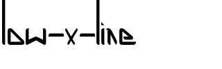 low x -line Normal.ttf