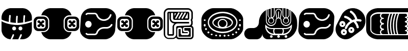 mayan glyphs fill Regular.ttf