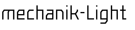 mechanik Light Light.ttf