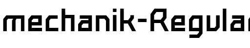 mechanik Regular.ttf