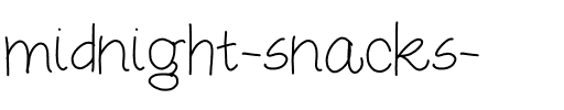 midnight snacks  Medium.ttf