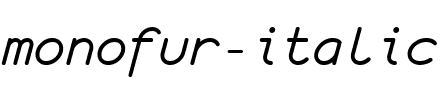 monofur   italic.ttf
