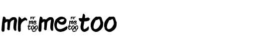mr me too Normal.ttf