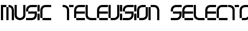 music television selector Regular.ttf