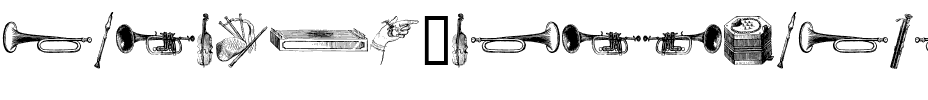 musical instruments, 2nd chair Regular.ttf