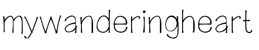 mywanderingheart Medium.ttf