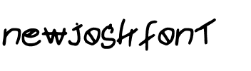 newjoshfont Medium.ttf
