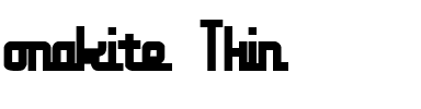 onakite Thin.ttf