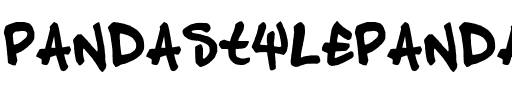 pandastyle panda1.ttf