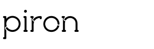 piron Regular.otf