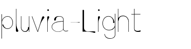 pluvia Light.ttf