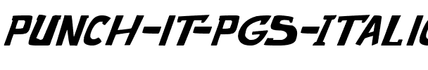 punch it PGS Italique.ttf