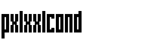 pxlxxlcond Regular.ttf