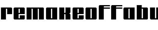 remakeoffabulous Regular.ttf