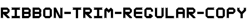 ribbon trim Regular.ttf