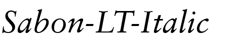 Sabon LT Italic.ttf