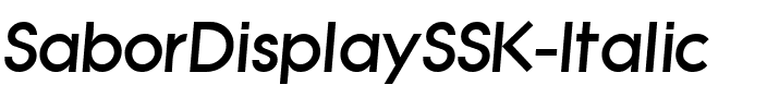 SaborDisplaySSK Italic.ttf