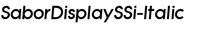 SaborDisplaySSi Italic.ttf