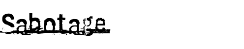 Sabotage Medium.ttf