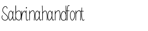 Sabrinahandfont Medium.ttf