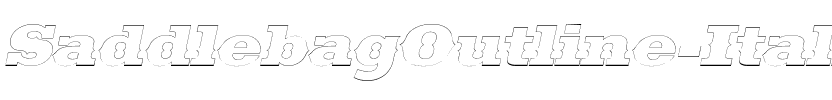 SaddlebagOutline Italic.ttf