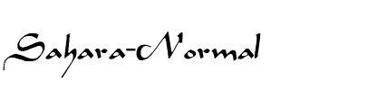 Sahara-Normal Regular.ttf