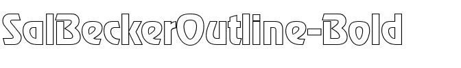 SalBeckerOutline Bold.ttf