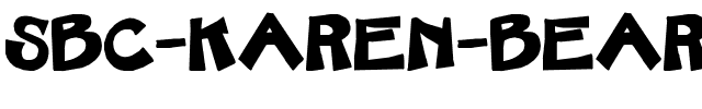 SBC Karen Bear Ultra Normal.ttf