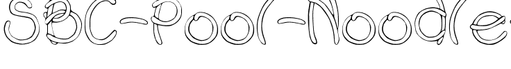 SBC Pool Noodle Outline Normal.ttf