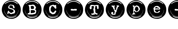 SBC Type Keys Black Normal.ttf